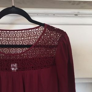 GAP Burgundy Dress